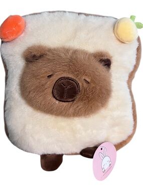Yoi Capybara Bread Slice Toast Plush